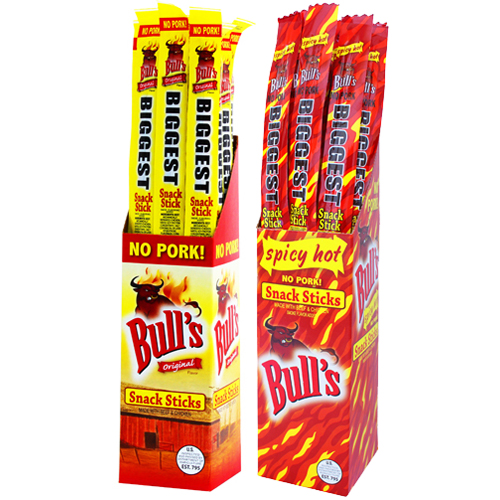 Bull's 0.9oz Snack Sticks - 24-ct Boxes