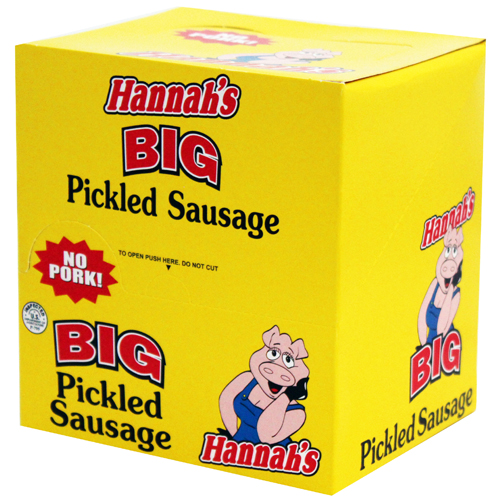 Hannahs Big Pickled Sausages Made With No Pork